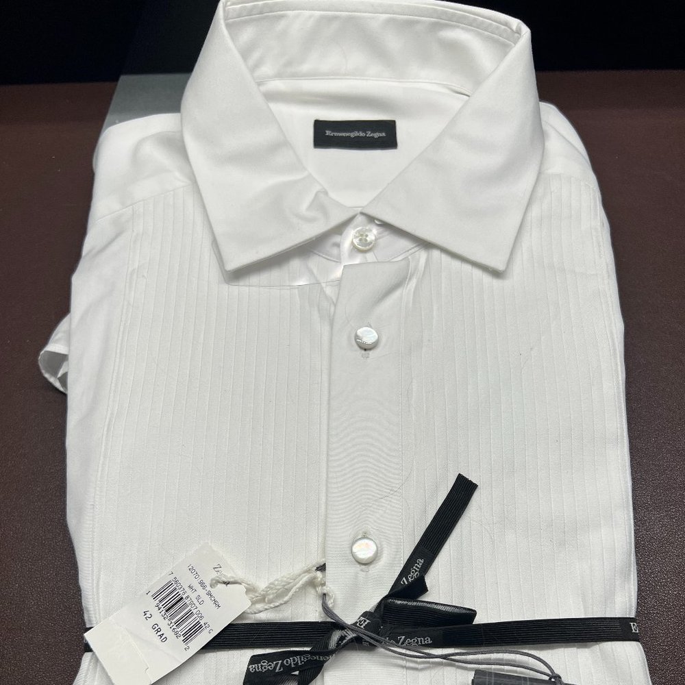 Emeregildo Zegna Men's Tuxedo Shirt